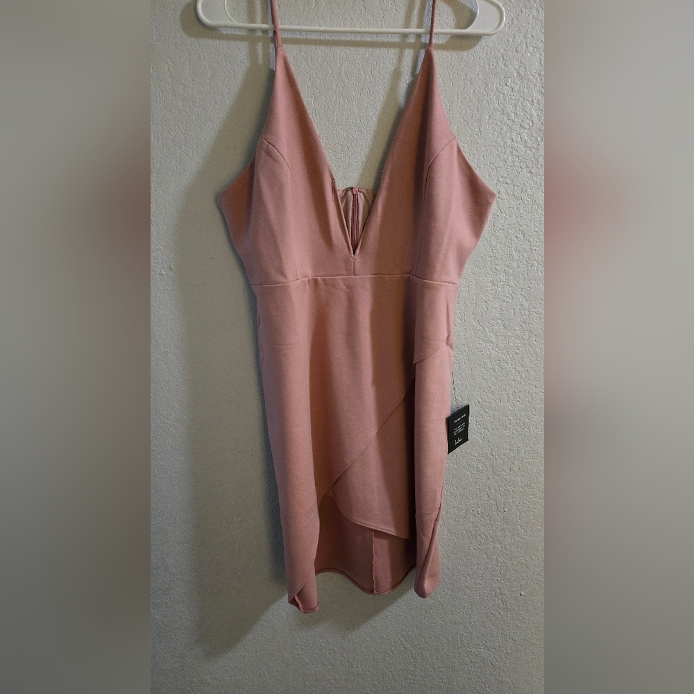 Lulu's Pink Sleeveless Dress